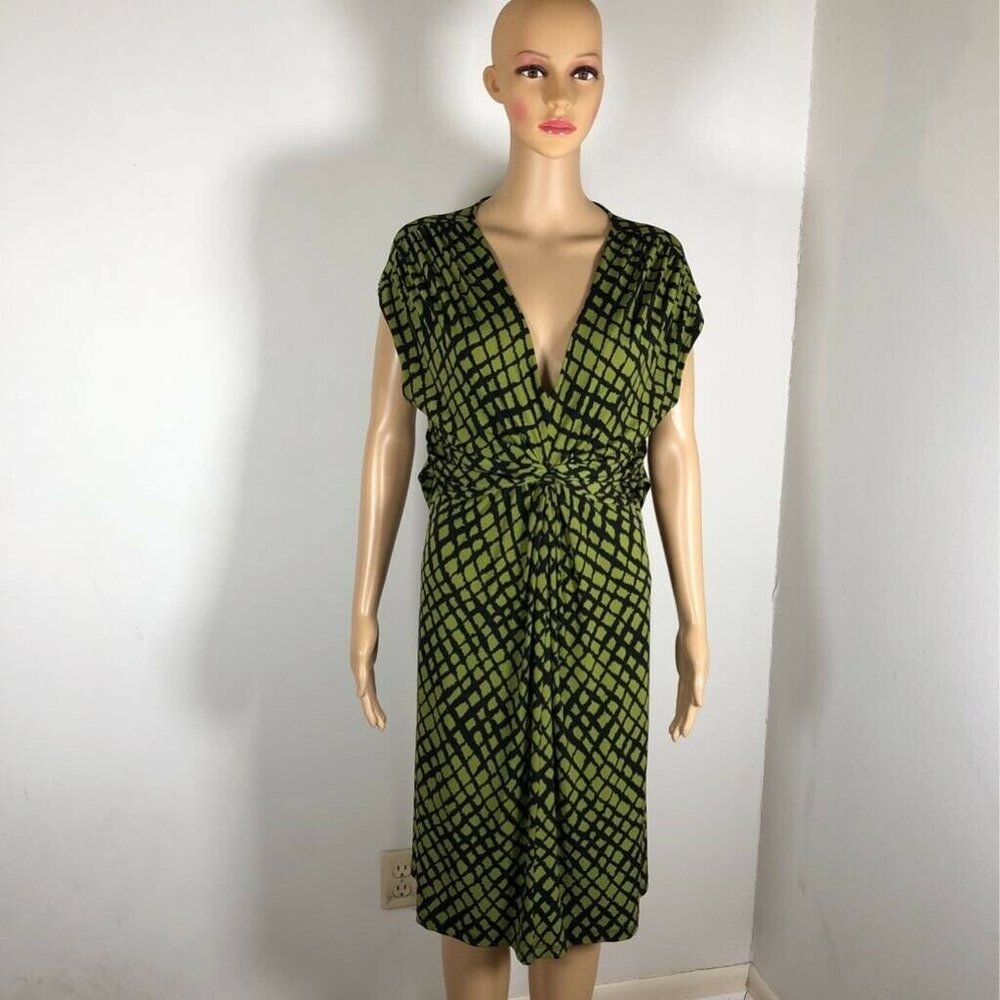 Apt. 9 Womens Dress Multicolor Geometric Stretch K